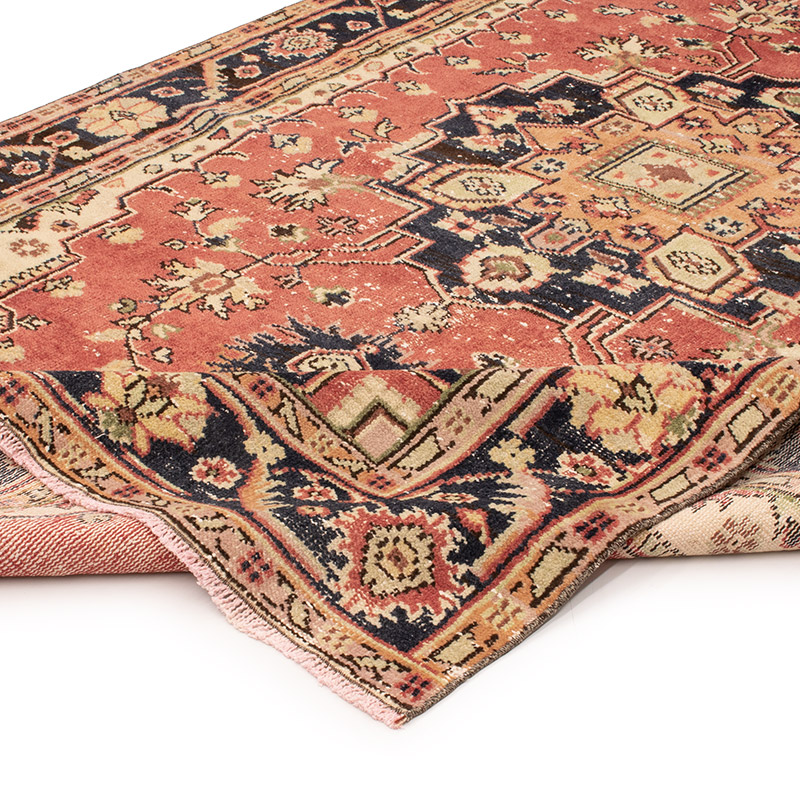 Alfombra Vintage Turca Anudada a Mano - 168 cm x 279 cm - K0091360