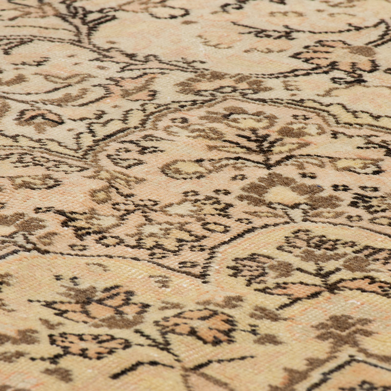Alfombra Vintage Turca Anudada a Mano - 205 cm x 292 cm - K0091362