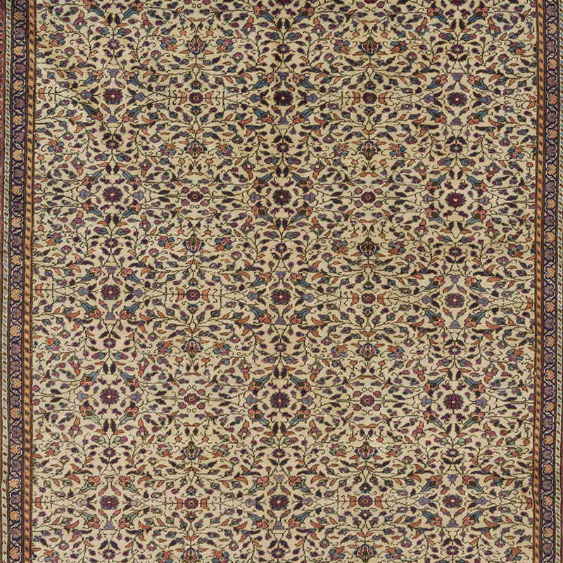 Vintage Turkish Hand-Knotted Rug - 6' 8" x 9' 7" (80" x 115") - K0091367
