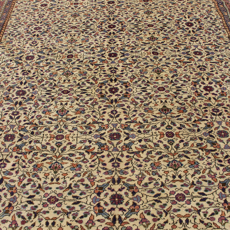 Vintage Turkish Hand-Knotted Rug - 6' 8" x 9' 7" (80" x 115") - K0091367