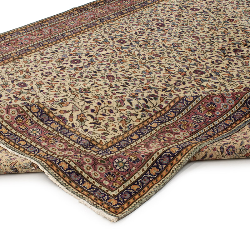 Vintage Turkish Hand-Knotted Rug - 6' 8" x 9' 7" (80" x 115") - K0091367