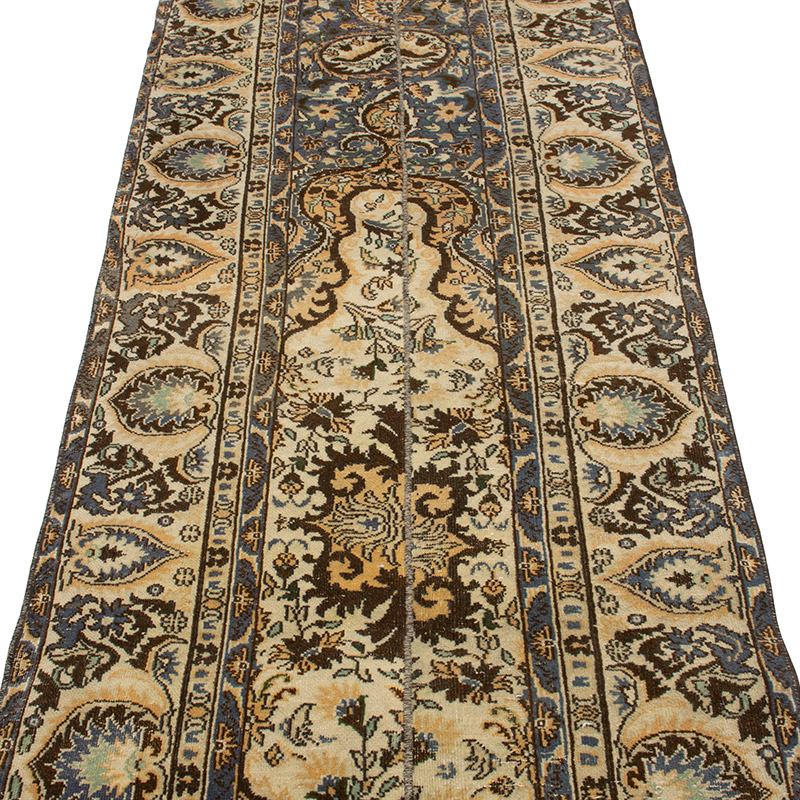 Vintage Turkish Hand-Knotted Runner - 2' 7" x 9' 7" (31" x 115") - K0091373
