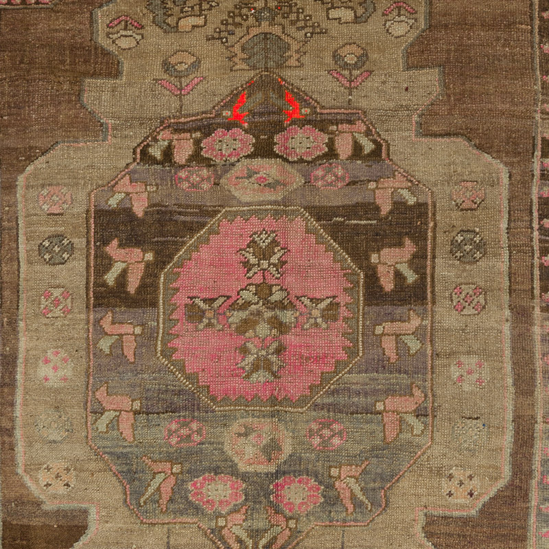 Vintage Turkish Hand-Knotted Rug - 5' 8" x 10' 2" (68" x 122") - K0091374