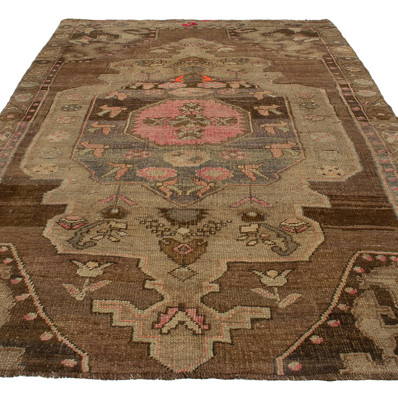 Vintage Turkish Hand-Knotted Rug - 5' 8" x 10' 2" (68" x 122") - K0091374