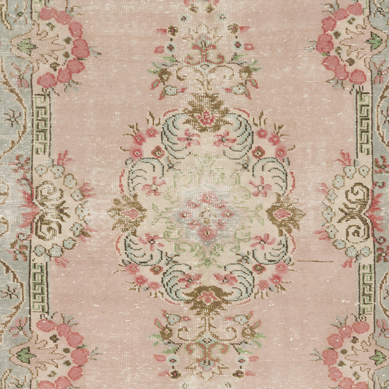 Alfombra Vintage Turca Anudada a Mano - 183 cm x 311 cm - K0091379