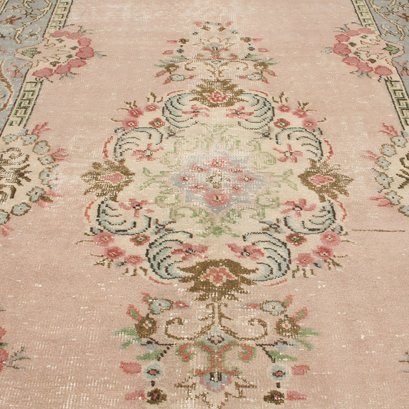 Alfombra Vintage Turca Anudada a Mano - 183 cm x 311 cm - K0091379