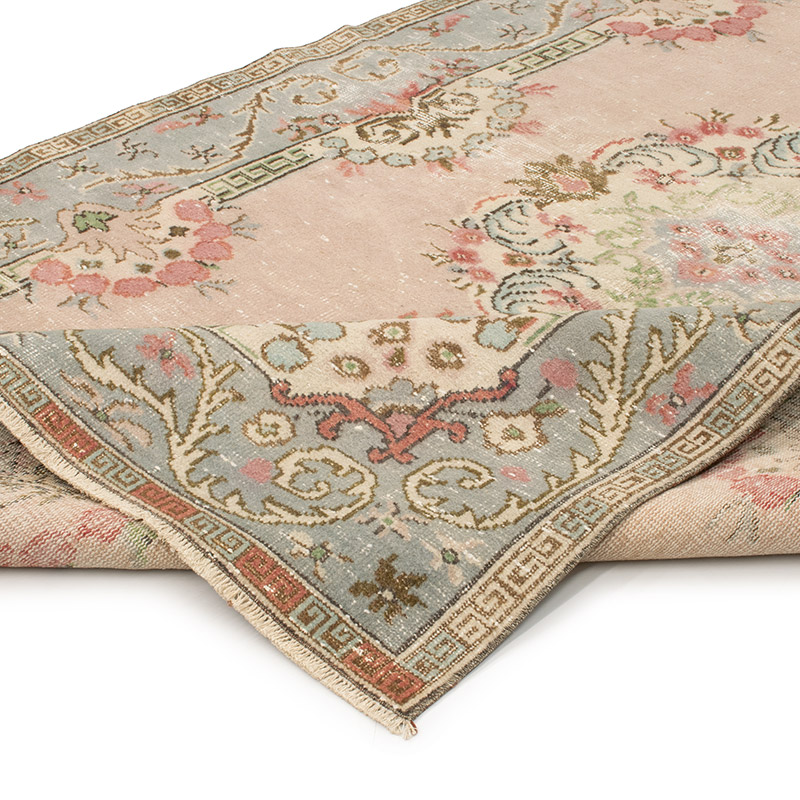 Alfombra Vintage Turca Anudada a Mano - 183 cm x 311 cm - K0091379