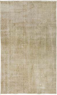 Alfombra Turca Vintage Sobre-teñida - 142 cm x 231 cm