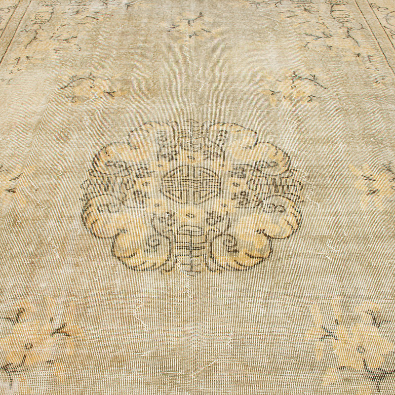 Vintage Turkish Hand-Knotted Rug - 6' 11" x 10'  (83" x 120") - K0091382