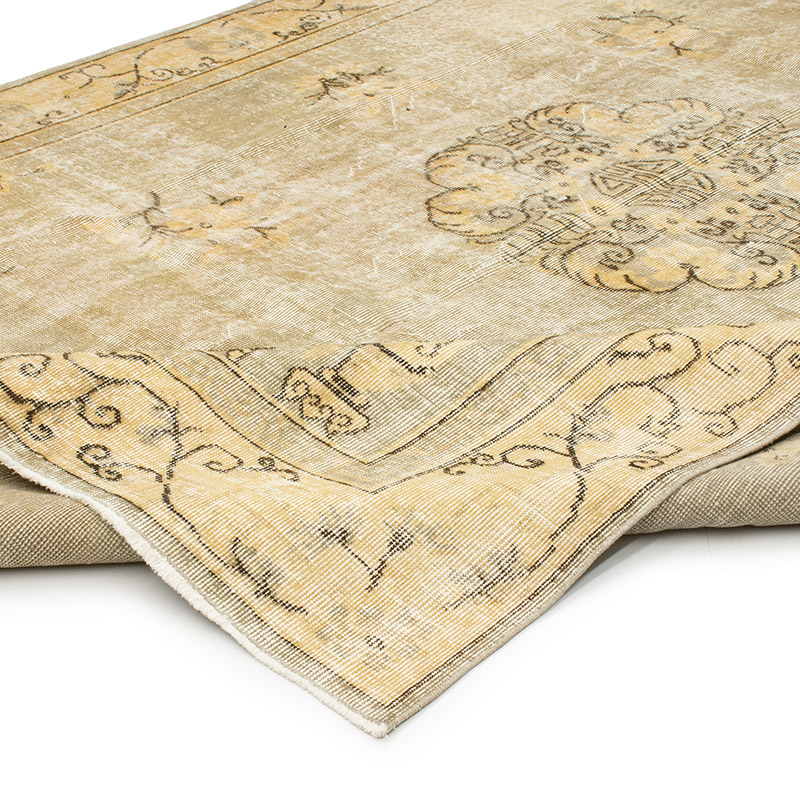 Vintage Turkish Hand-Knotted Rug - 6' 11" x 10'  (83" x 120") - K0091382