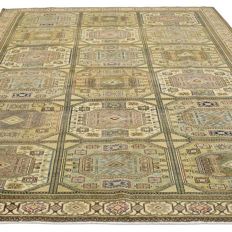Vintage Turkish Hand-Knotted Rug - 6' 3" x 9' 4" (75" x 112") - K0091385