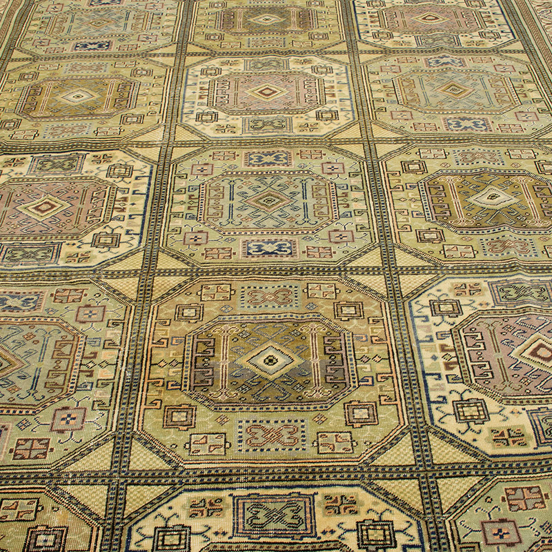 Vintage Turkish Hand-Knotted Rug - 6' 3" x 9' 4" (75" x 112") - K0091385