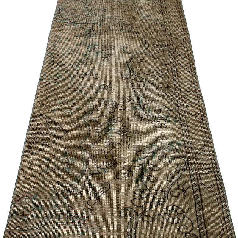 Vintage Turkish Hand-Knotted Runner - 2' 6" x 12' 3" (30" x 147") - K0091388