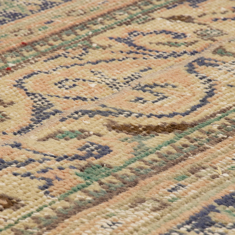 Vintage Turkish Hand-Knotted Runner - 3' 2" x 11'  (38" x 132") - K0091391