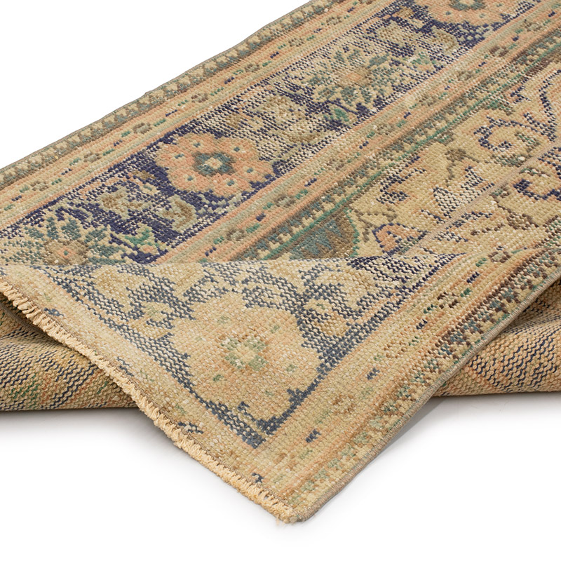 Vintage Turkish Hand-Knotted Runner - 3' 2" x 11'  (38" x 132") - K0091391