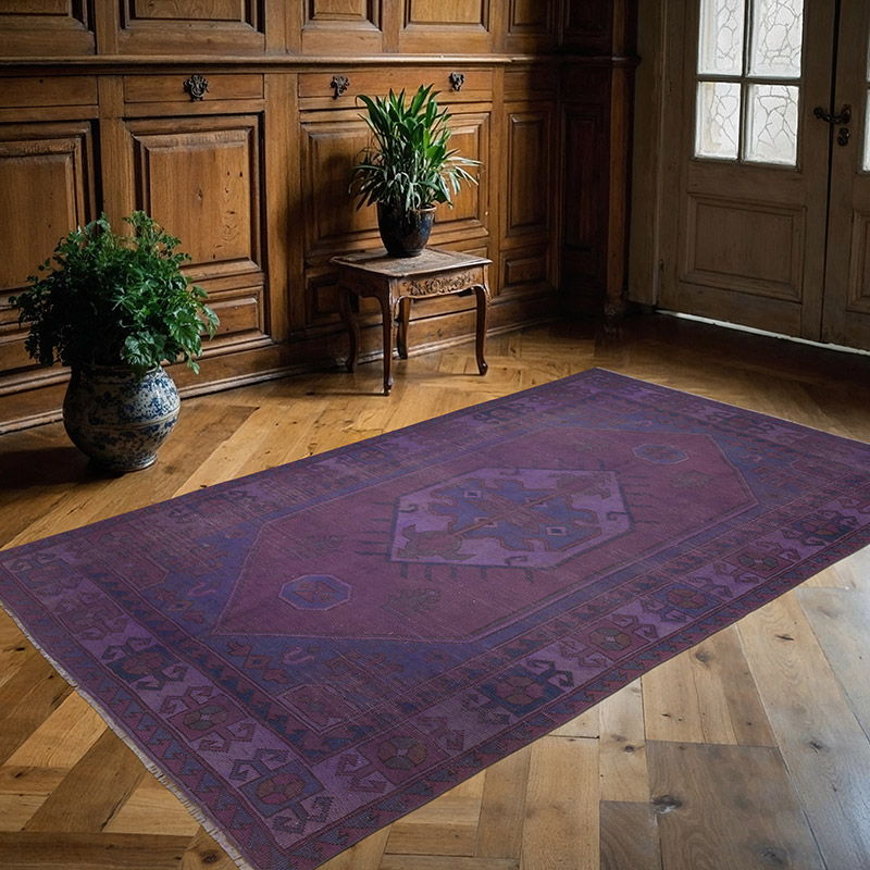 Boyali El Dokuma Vintage Hali - 149 cm x 244 cm - K0091392