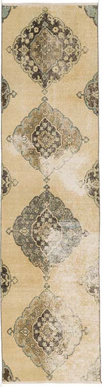 Vintage Turkish Hand-Knotted Runner - 2' 5" x 8' 10" (29" x 106")