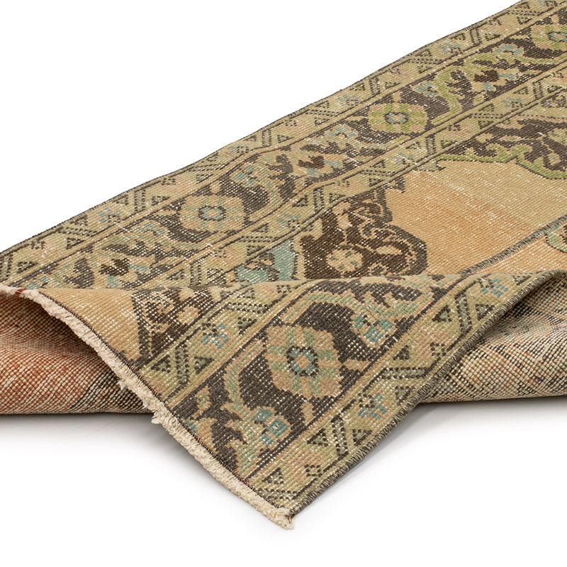 Vintage Turkish Hand-Knotted Runner - 2' 6" x 10'  (30" x 120") - K0091404