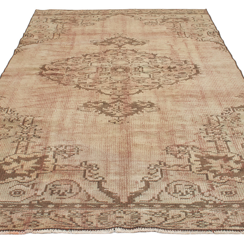 Over-dyed Vintage Hand-Knotted Turkish Rug - 4' 4" x 8' 8" (52" x 104") - K0091406