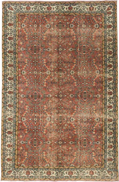 El Dokuma Vintage Hali - 201 cm x 307 cm