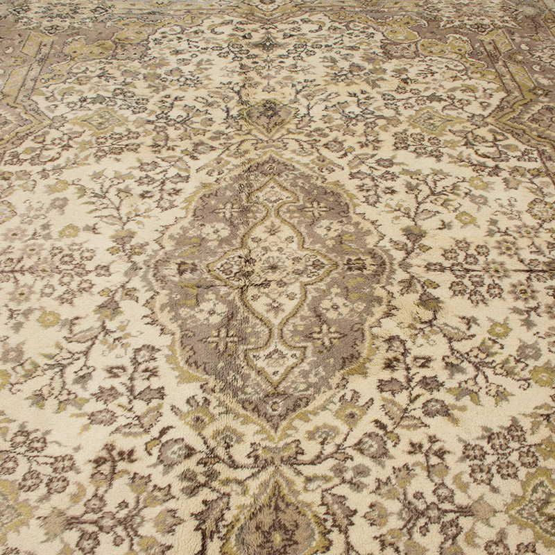 Alfombra Vintage Turca Anudada a Mano - 220 cm x 322 cm - K0091410