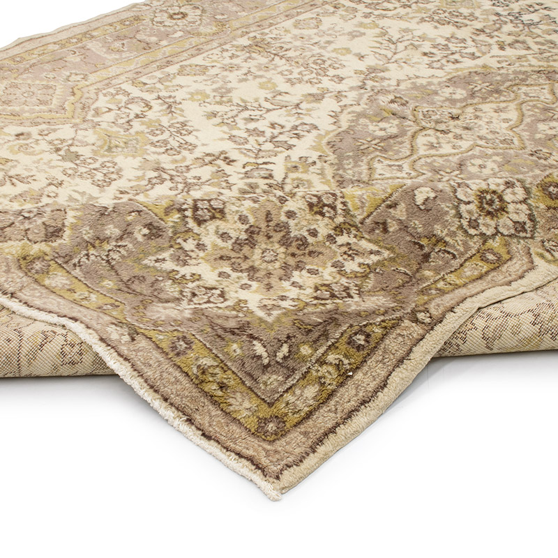 Alfombra Vintage Turca Anudada a Mano - 220 cm x 322 cm - K0091410