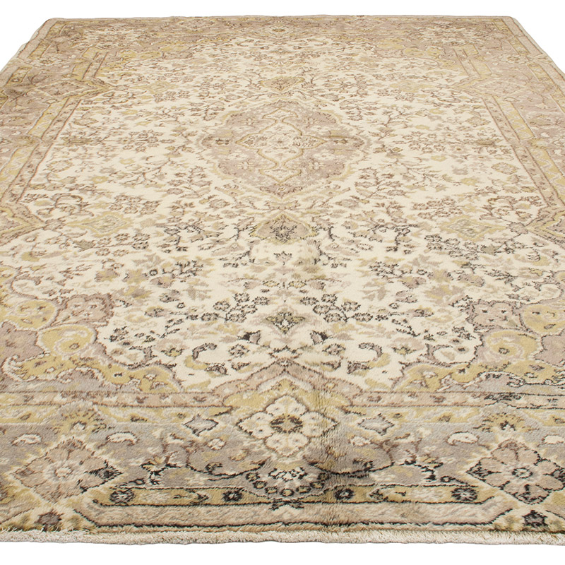 Alfombra Vintage Turca Anudada a Mano - 220 cm x 322 cm - K0091410