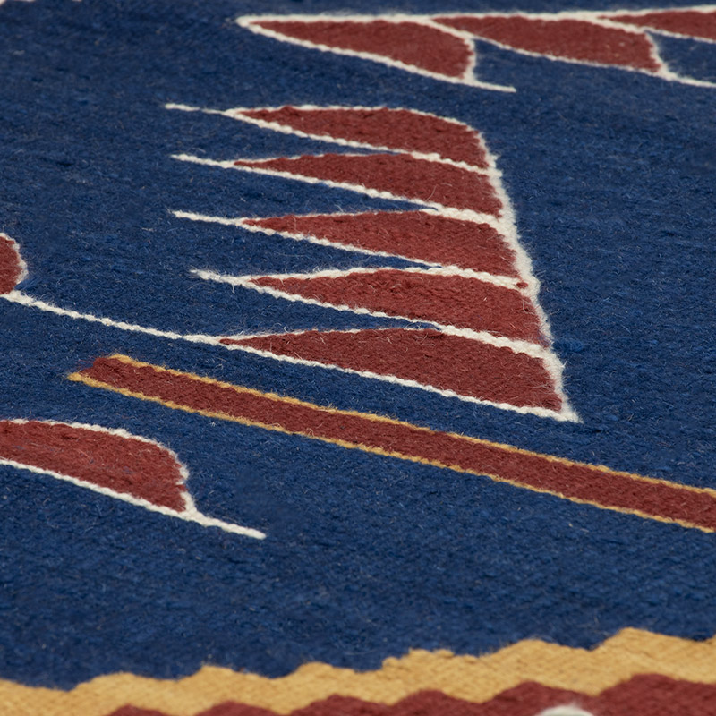 New Handwoven Turkish Kilim Rug - 6' 8" x 9' 8" (80" x 116") - K0091412