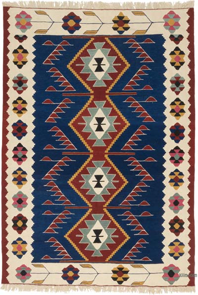 Yeni Kök Boya El Dokuma Kilim - 204 cm x 295 cm