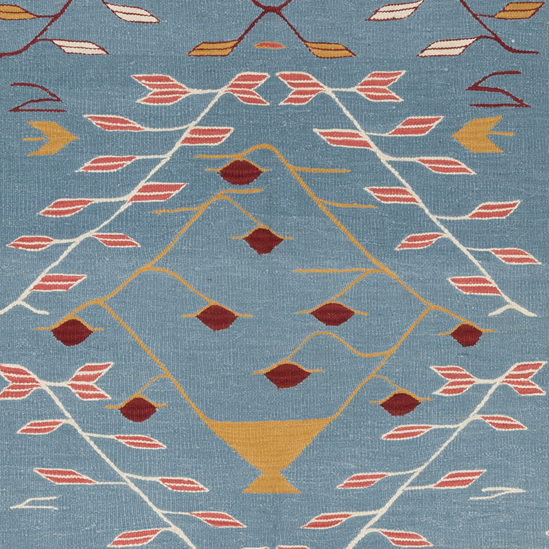 New Handwoven Turkish Kilim Rug - 6' 2" x 8'  (74" x 96") - K0091414