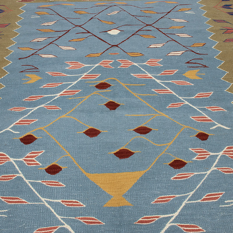 New Handwoven Turkish Kilim Rug - 6' 2" x 8'  (74" x 96") - K0091414