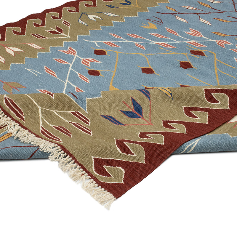 New Handwoven Turkish Kilim Rug - 6' 2" x 8'  (74" x 96") - K0091414