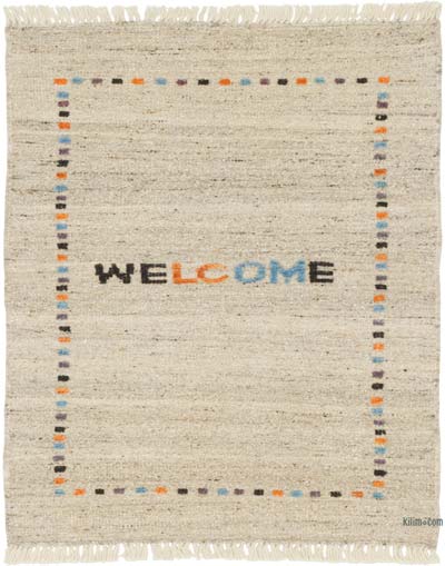New Handwoven Turkish Kilim Rug - 2' 9" x 3' 4" (33" x 40")