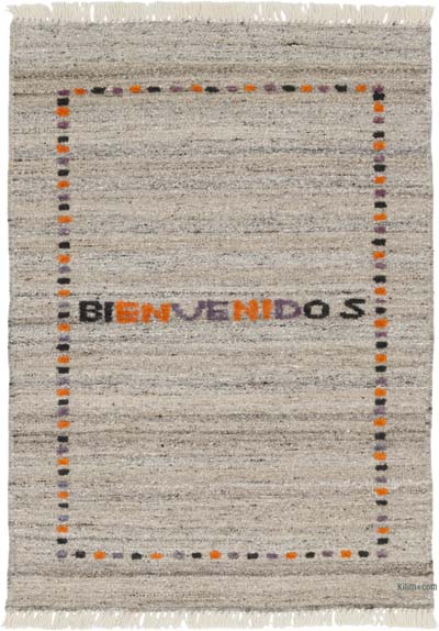 New Handwoven Turkish Kilim Rug - 2' 9" x 3' 10" (33" x 46")