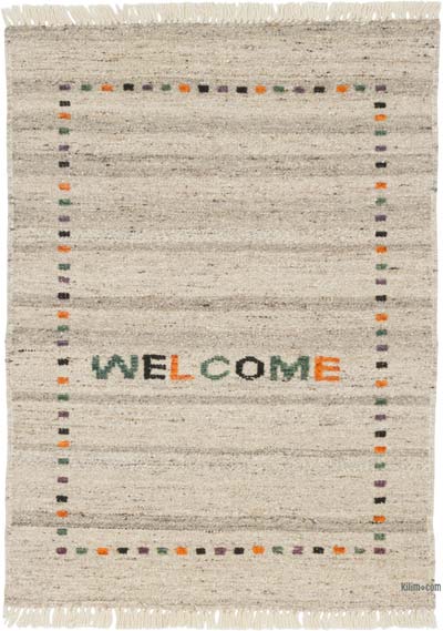 Yeni Kök Boya El Dokuma Kilim - 81 cm x 110 cm
