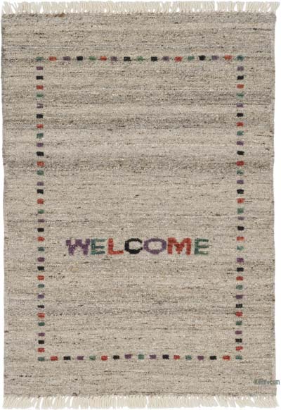 New Handwoven Turkish Kilim Rug - 2' 8" x 3' 9" (32" x 45")