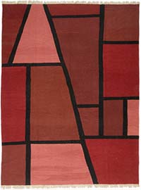 New Handwoven Turkish Kilim Rug - 8' 7" x 11' 4" (103" x 136")