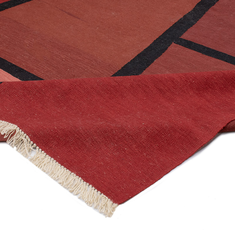 New Handwoven Turkish Kilim Rug - 8' 7" x 11' 4" (103" x 136") - K0091427