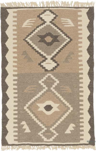 New Handwoven Turkish Kilim Rug - 2'  x 3'  (24" x 36")
