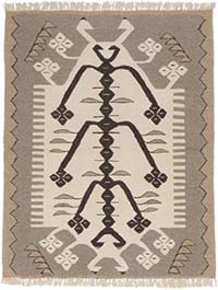 Yeni Kök Boya El Dokuma Kilim - 95 cm x 120 cm