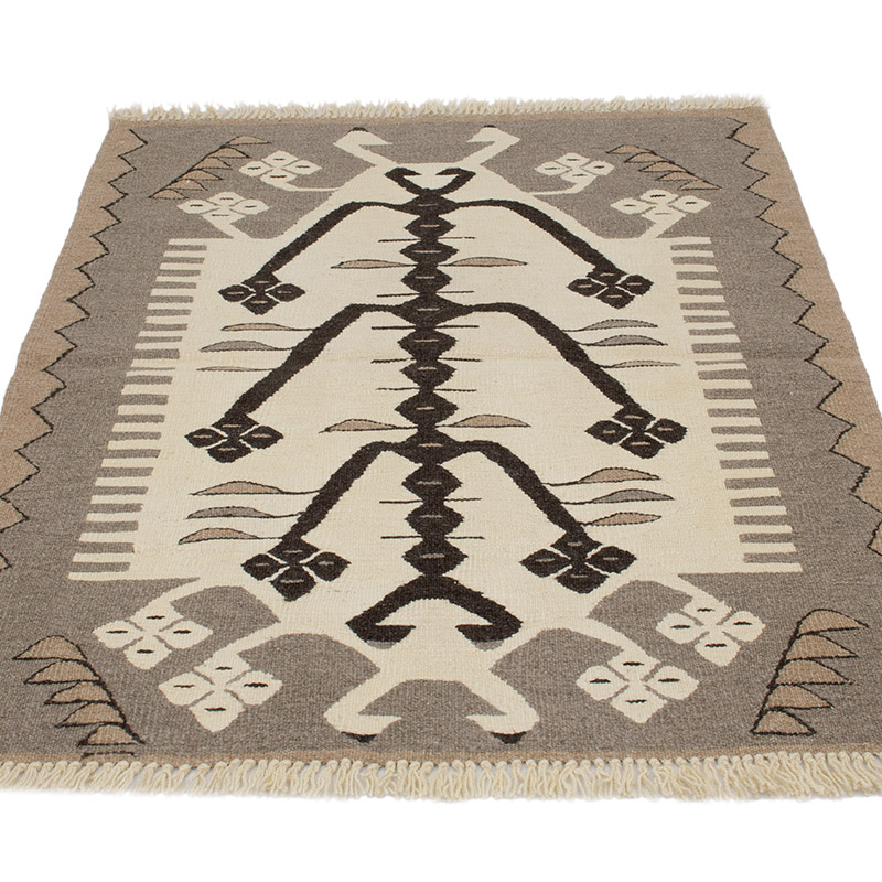 Yeni Kök Boya El Dokuma Kilim - 95 cm x 120 cm - K0091435