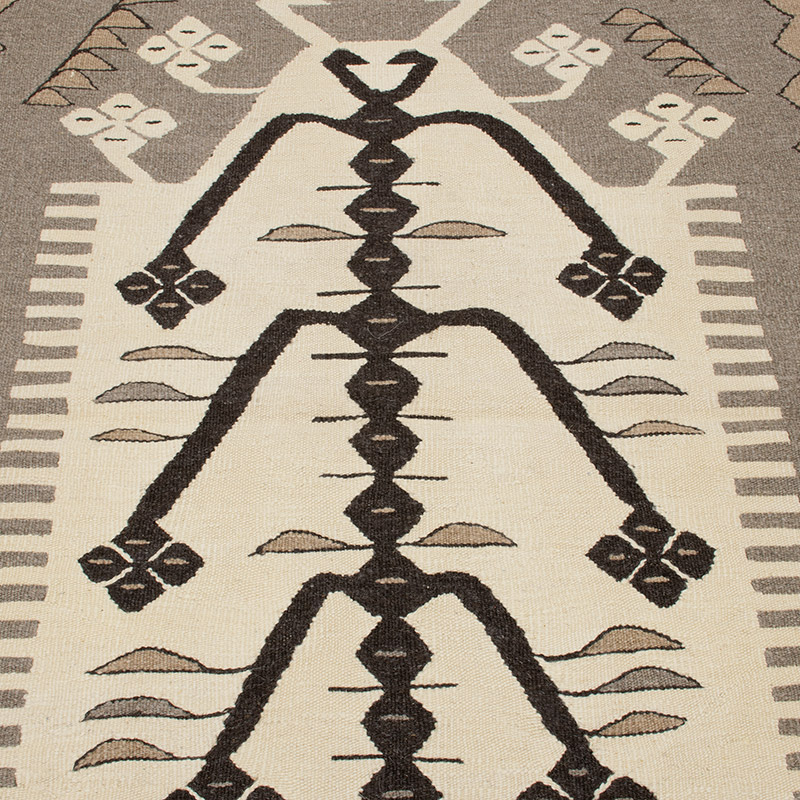 Yeni Kök Boya El Dokuma Kilim - 95 cm x 120 cm - K0091435