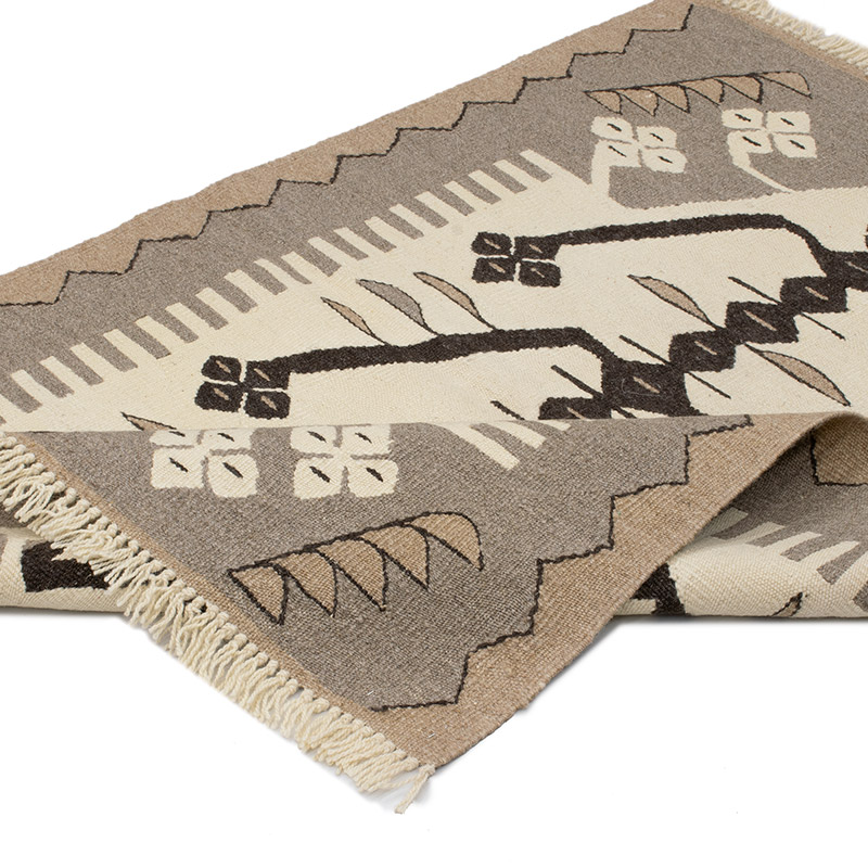 Yeni Kök Boya El Dokuma Kilim - 95 cm x 120 cm - K0091435