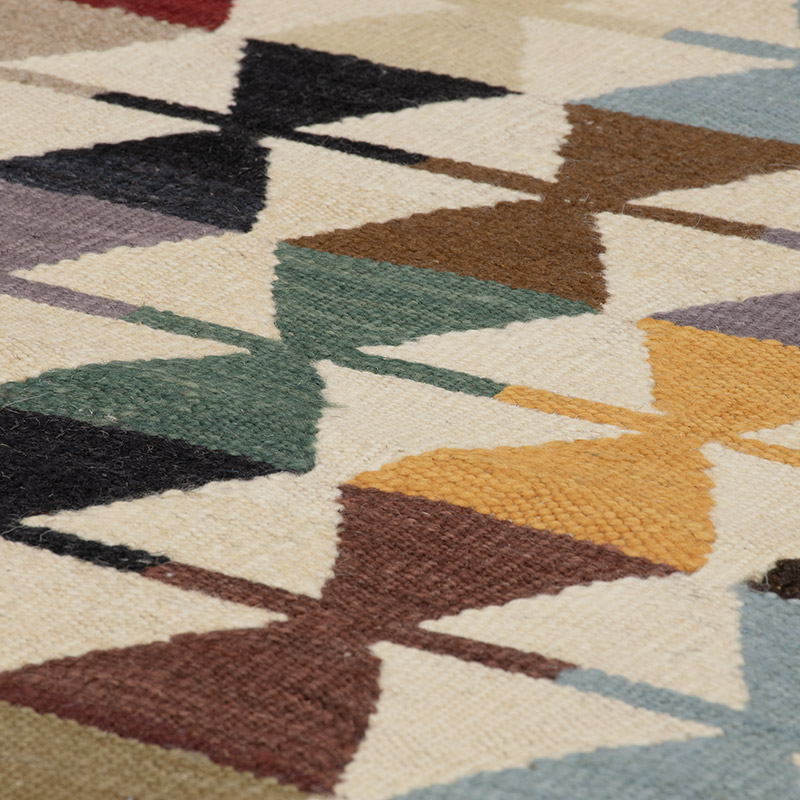 New Handwoven Turkish Kilim Runner - K0091436