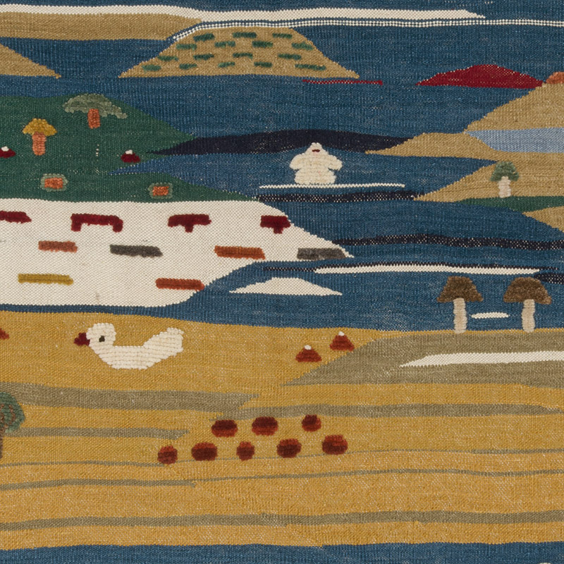 Nueva Alfombra Turca Kilim - 159 cm x 207 cm - K0091438