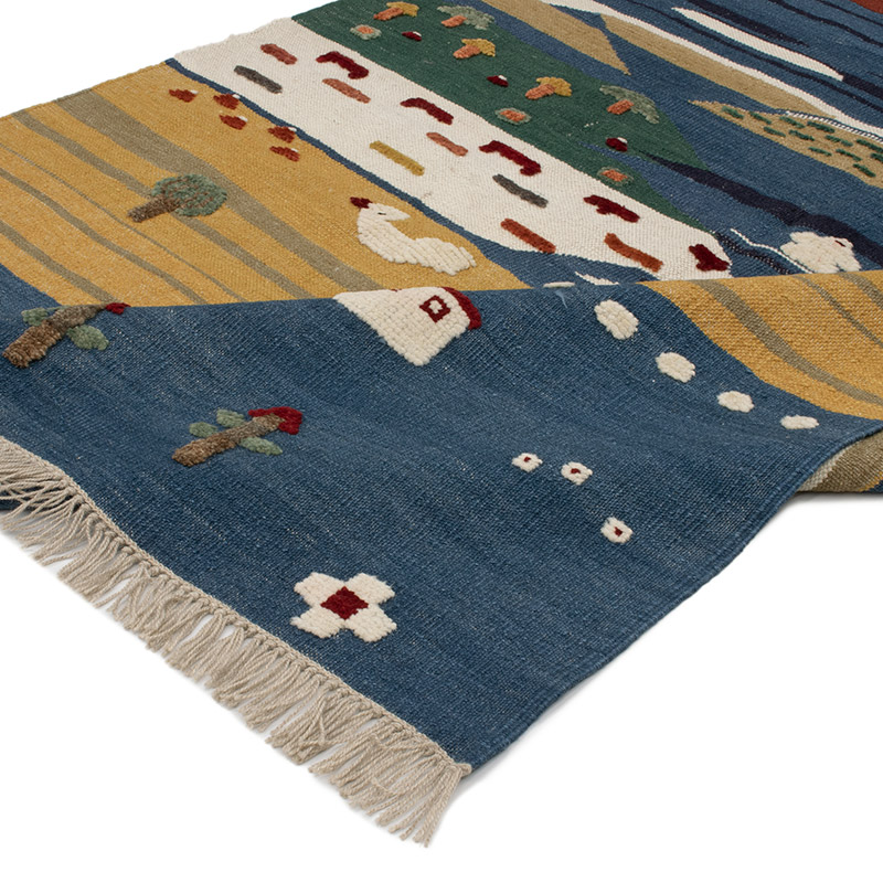 Nueva Alfombra Turca Kilim - 159 cm x 207 cm - K0091438
