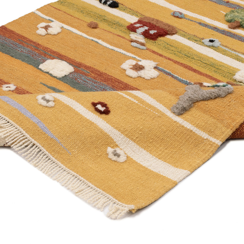 Yeni Kök Boya El Dokuma Kilim - 101 cm x 156 cm - K0091442
