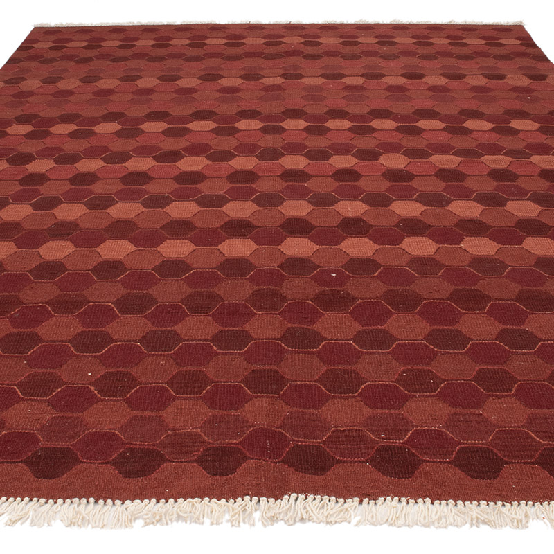 New Handwoven Turkish Kilim Rug - 6' 11" x 9' 6" (83" x 114") - K0091445