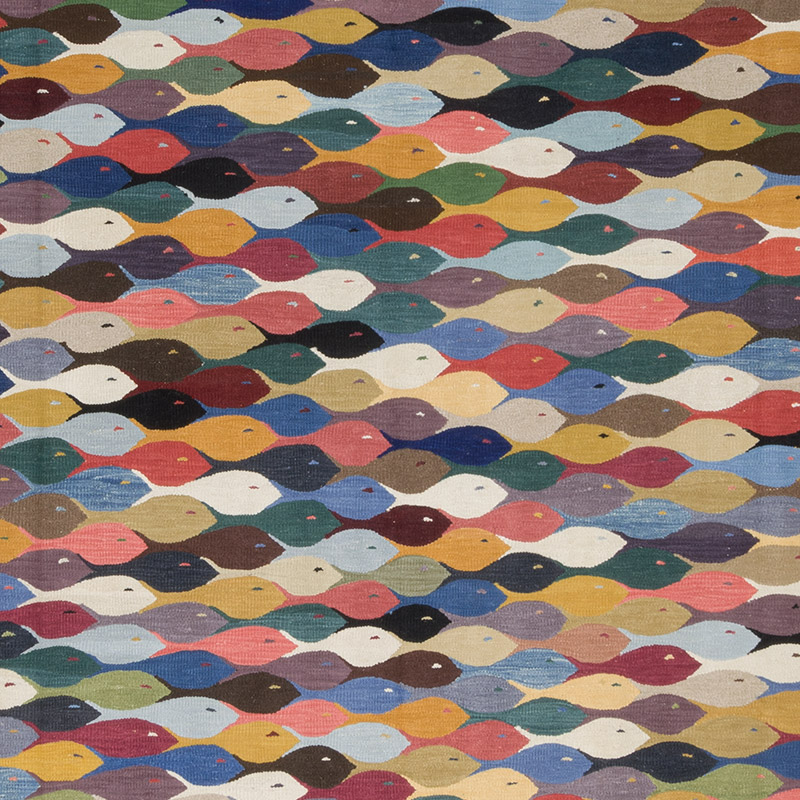 New Handwoven Turkish Kilim Rug - 9' 11" x 13' 7" (119" x 163") - K0091449
