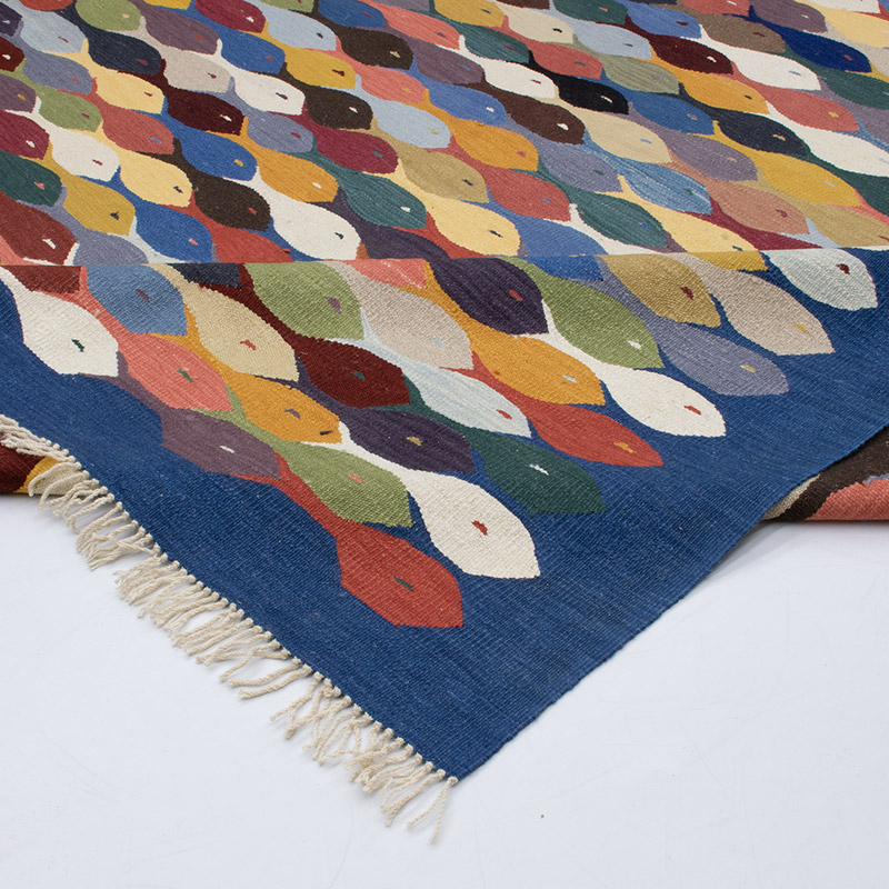 New Handwoven Turkish Kilim Rug - 9' 11" x 13' 7" (119" x 163") - K0091449